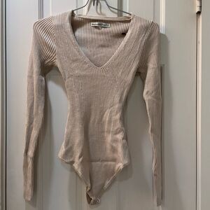 Abercrombie & Fitch V-Neck Sweater Bodysuit